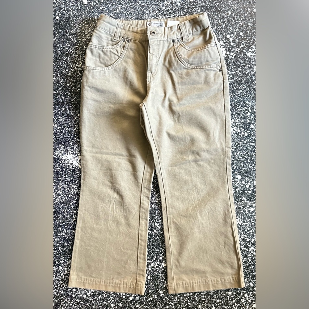 Columbia Sportswear Khaki Hiking Pants Youth Size 12